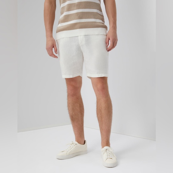 NWT Onia Linen Fixed-Waist Short Size 32 - Picture 4 of 11